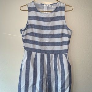 Blue + White Striped Jumper